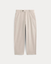 Cropped Slub Trouser | Peyote