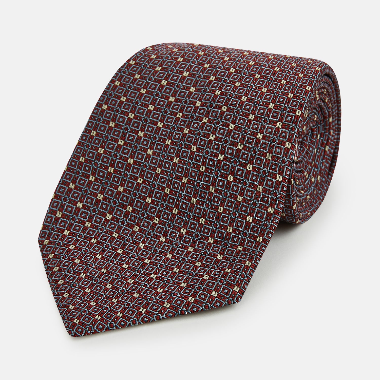 Geometric Silk Tie
