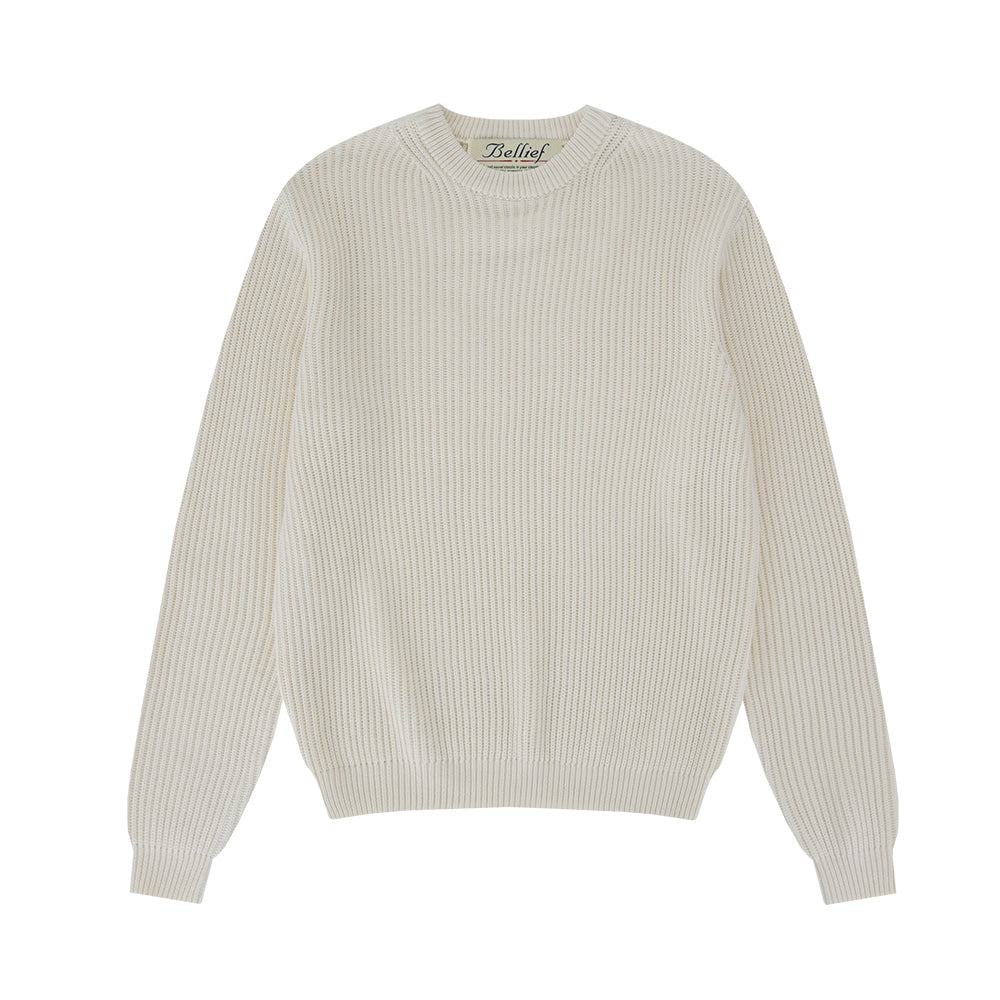 Essential Crewnrck sweater (Ecru)