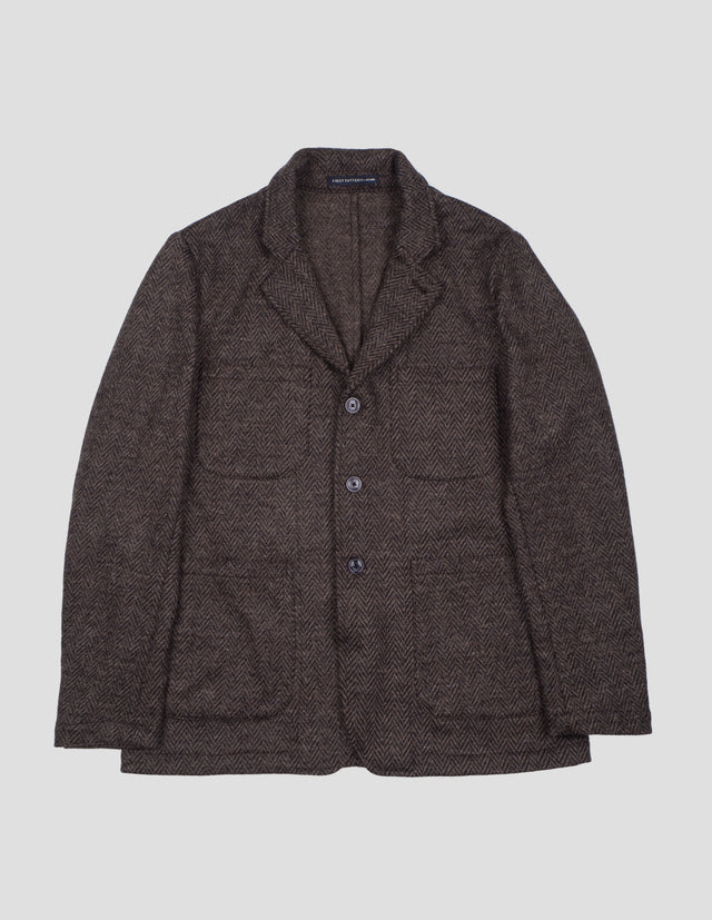 FIELD “HERRINGBONE KNIT” PURE WOOL