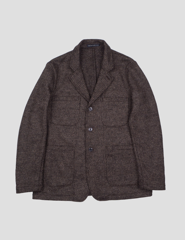 FIELD “PIED DE POULE KNIT” PURE WOOL