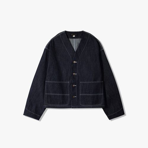 St046 V Neck Work Jacket