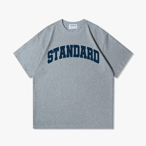 Standard Essential Heavy Weight T Shirt Heather Grey