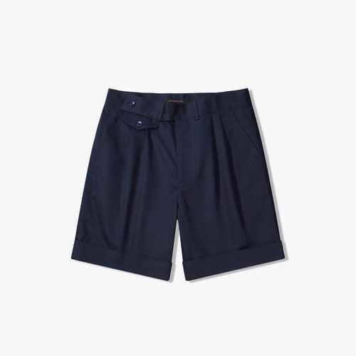 Stcc058pleated Chino Shorts