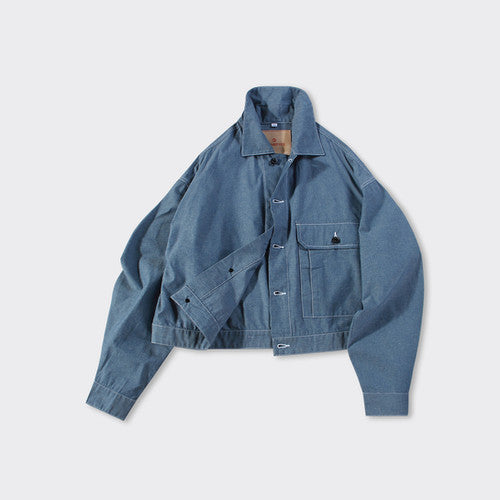 Type 1 Cropped Jacket - Chambray ST039