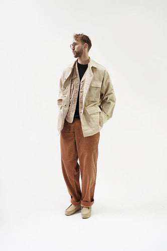 ST066 Corduroy Field Jacket - Beige