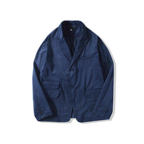 Corduroy Blazer - Navy ST021
