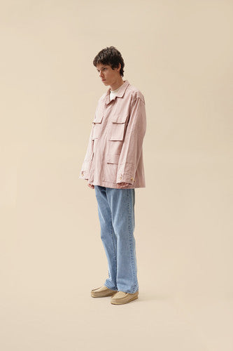Linen Field Jacket ST066 - Pink