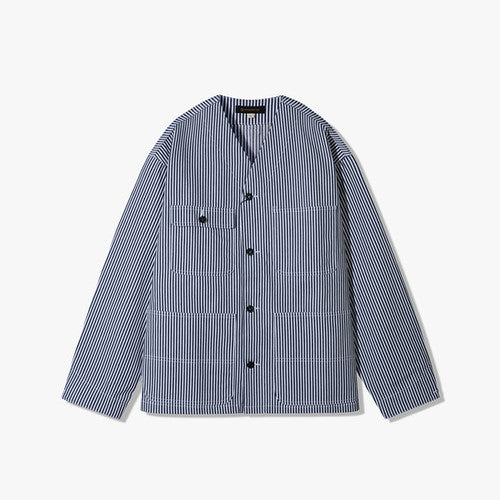 St046 V Neck Work Jacket Hickory