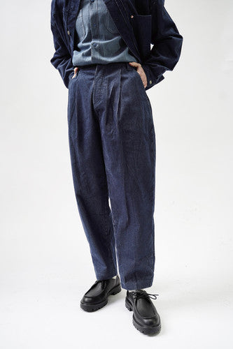 Naval Corduroy Trousers ST070 - Indigo