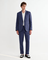 Fintry Linen Single Breasted Blazer