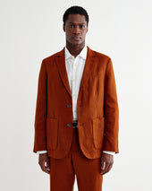 Fintry Linen Single Breasted Blazer