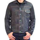 Vidalia Mills Deadstock 14oz Selvedge Muleskinner Buckle Back Denim Jacket