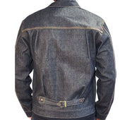 Vidalia Mills Deadstock 14oz Selvedge Muleskinner Buckle Back Denim Jacket
