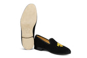 FLEUR DE LYS VELVET SLIPPER