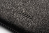 Flight Pouch - Black Leather