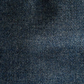 Flint Blue Wool Twill Flat Cap