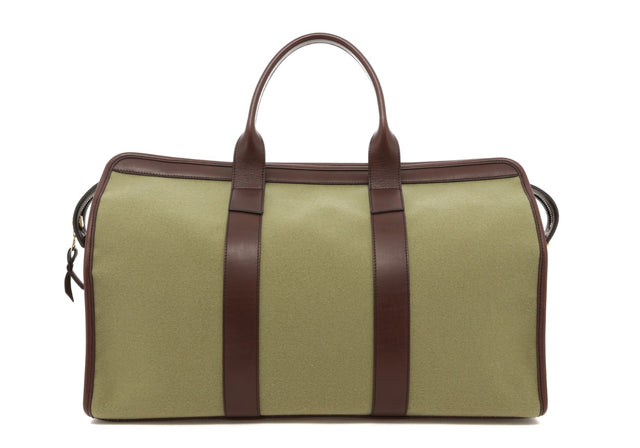Signature Travel Duffle - Sage/Chocolate Trim - Felt