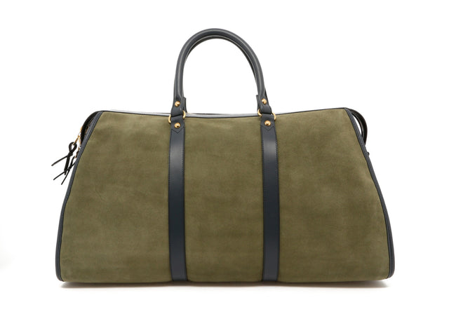 Hampton Duffle - Foam Green/Black Trim - Suede