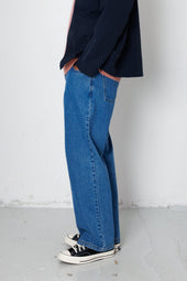 Relaxed 5 Pocket Jean Mid Wash