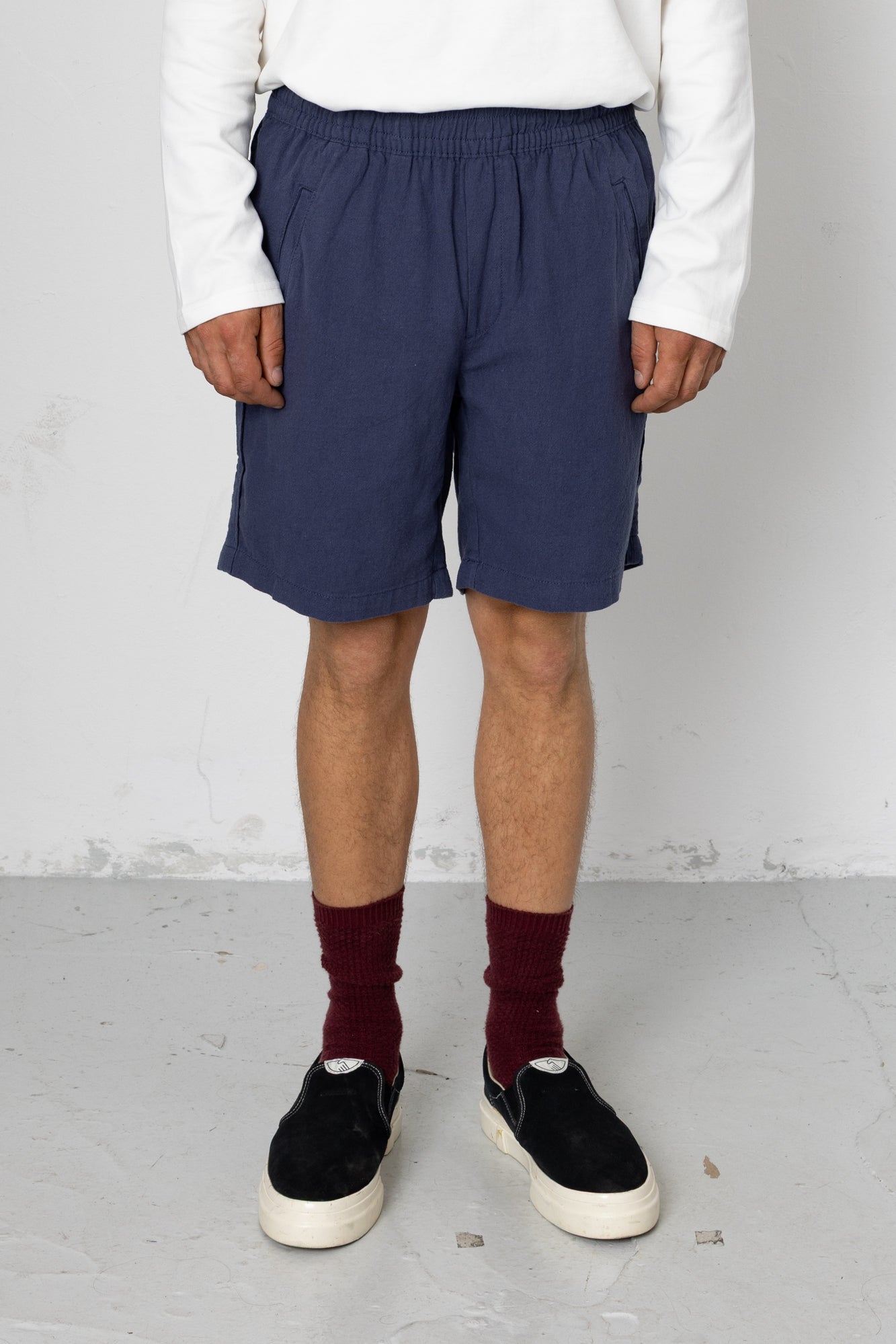 Darwin Crinkle Assembly Short - Blue