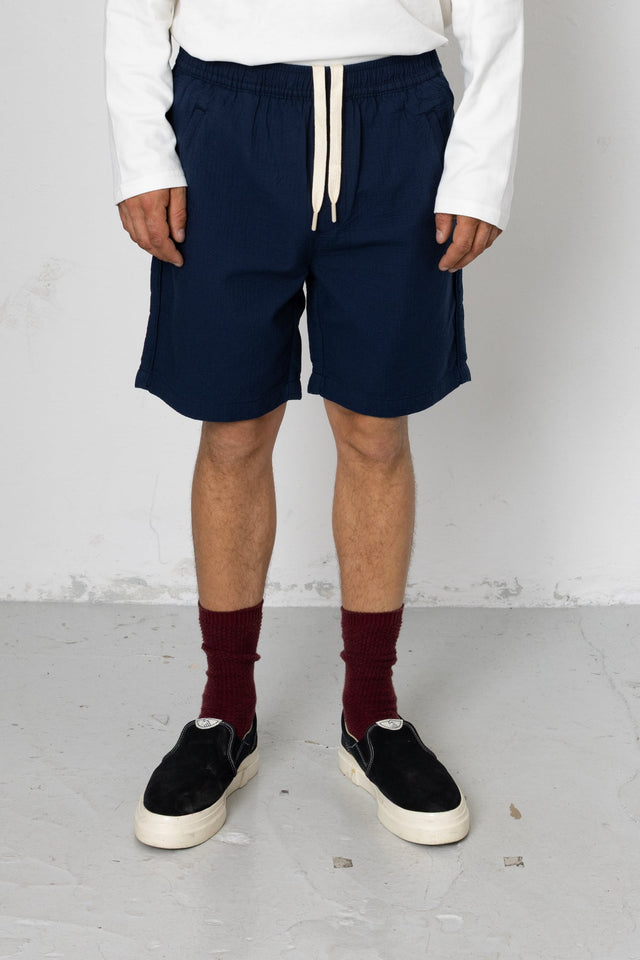 Darwin Textured Assembly Short - French Navy