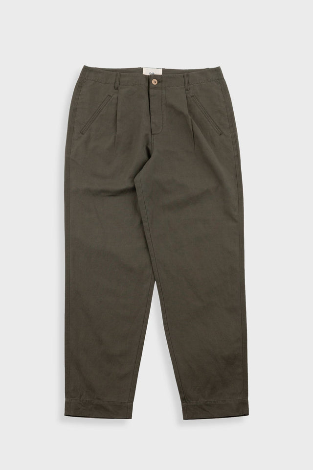 Assembly Pant - Dark Olive Slub Linen