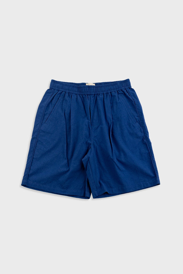 Relaxed Assembly Short - Blue Crinkle