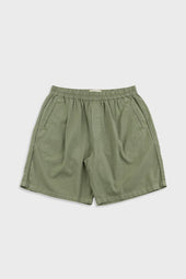 Relaxed Assembly Short - Light Sage Mini Stripe