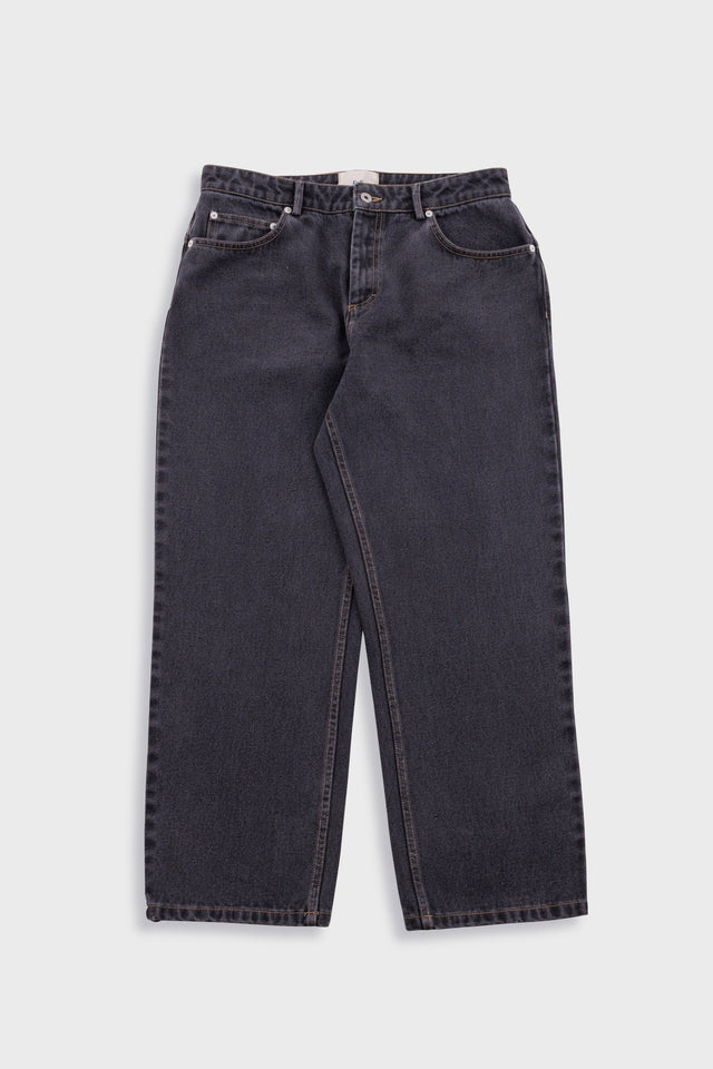 Barrel Leg Jean - Graphite Denim