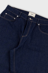 Barrel Leg Jean Raw Denim