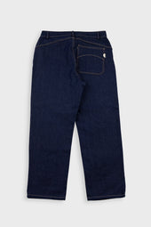 Barrel Leg Jean Raw Denim