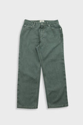 Barrel Leg Jean - Soft Green Canvas