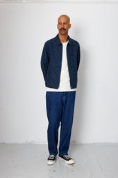 Barrel Leg Jean Mid Slub