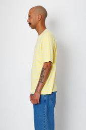 Classic Striped T Shirt Yellow
