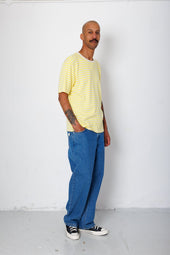 Classic Striped T Shirt Yellow