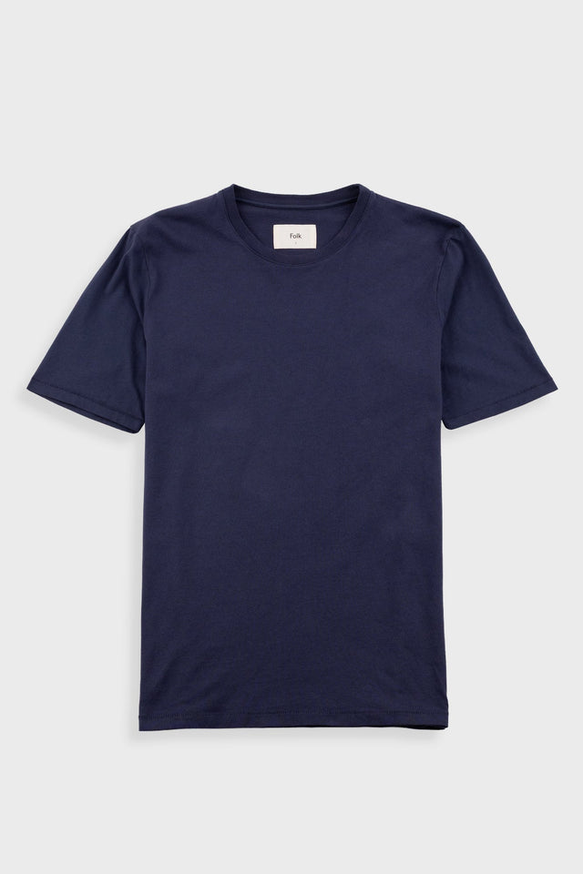Contrast Sleeve T-Shirt - Navy