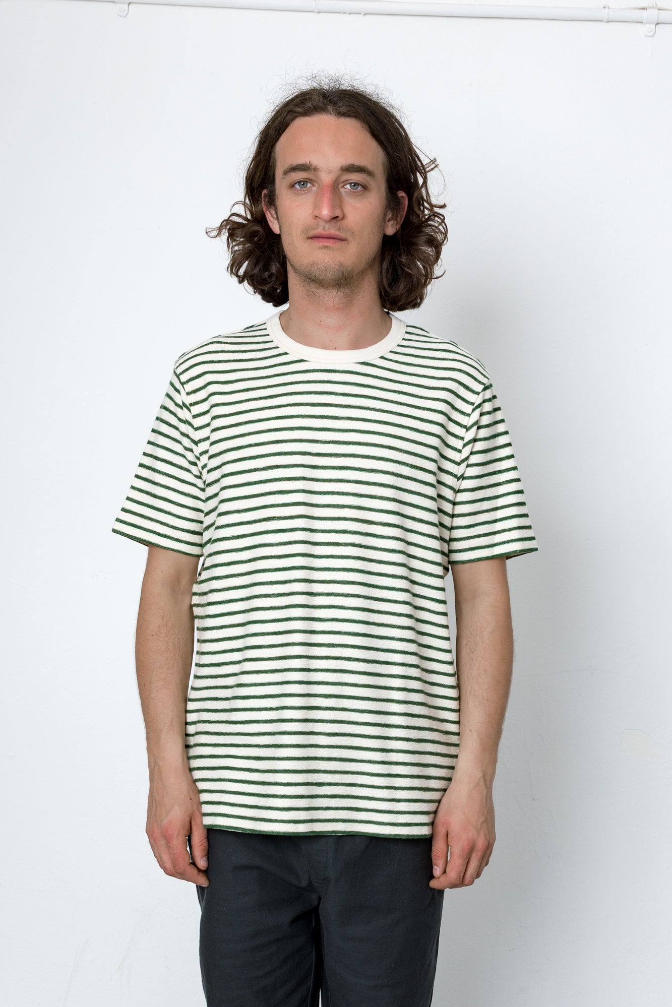 Cornell T-Shirt - Ecru / Pine