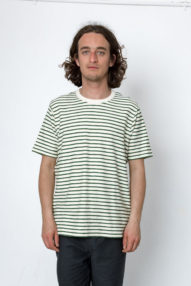 Cornell T-Shirt - Ecru / Pine