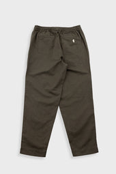Drawcord Assembly Pant Dark Slub Linen
