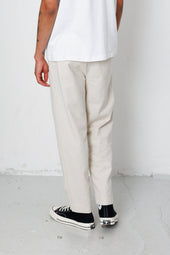 Drawcord Assembly Pant Natural Linen Cotton Canvas