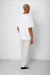 Drawcord Assembly Pant Natural Linen Cotton Canvas