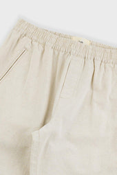 Drawcord Assembly Pant Natural Linen Cotton Canvas