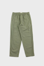 Drawcord Assembly Pant - Light Sage Mini Stripe