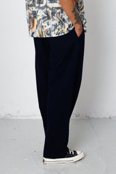 Drawcord Loose Trouser Seersucker