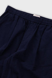 Drawcord Loose Trouser Seersucker