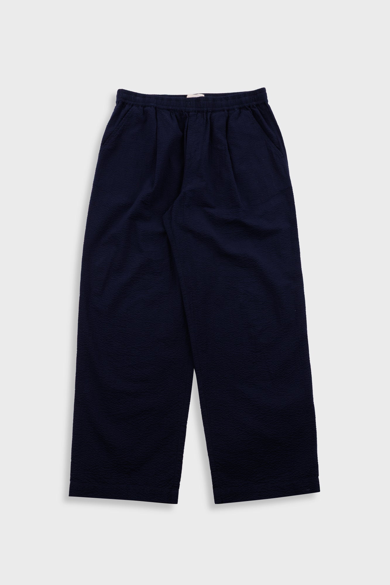Drawcord Loose Trouser Seersucker