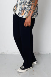 Drawcord Loose Trouser Seersucker