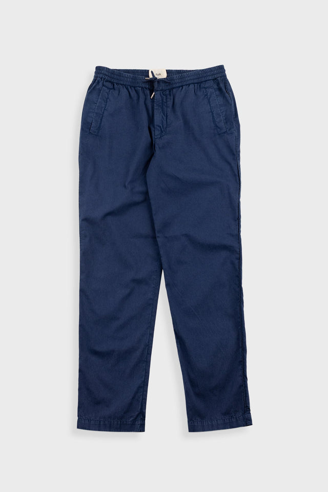 Drawcord Trousers - Dusty Blue