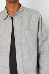 Easy Fit Shirt Linen Stripe